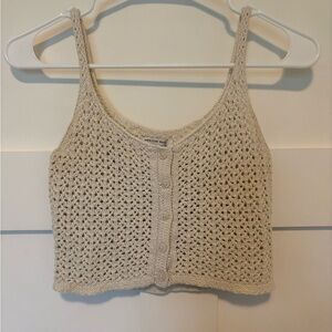 American Eagle Crochet Crop Top